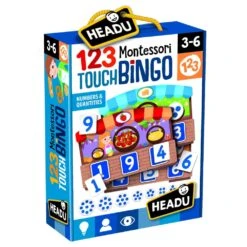 HEADU 123 Montessori Touch Bingo