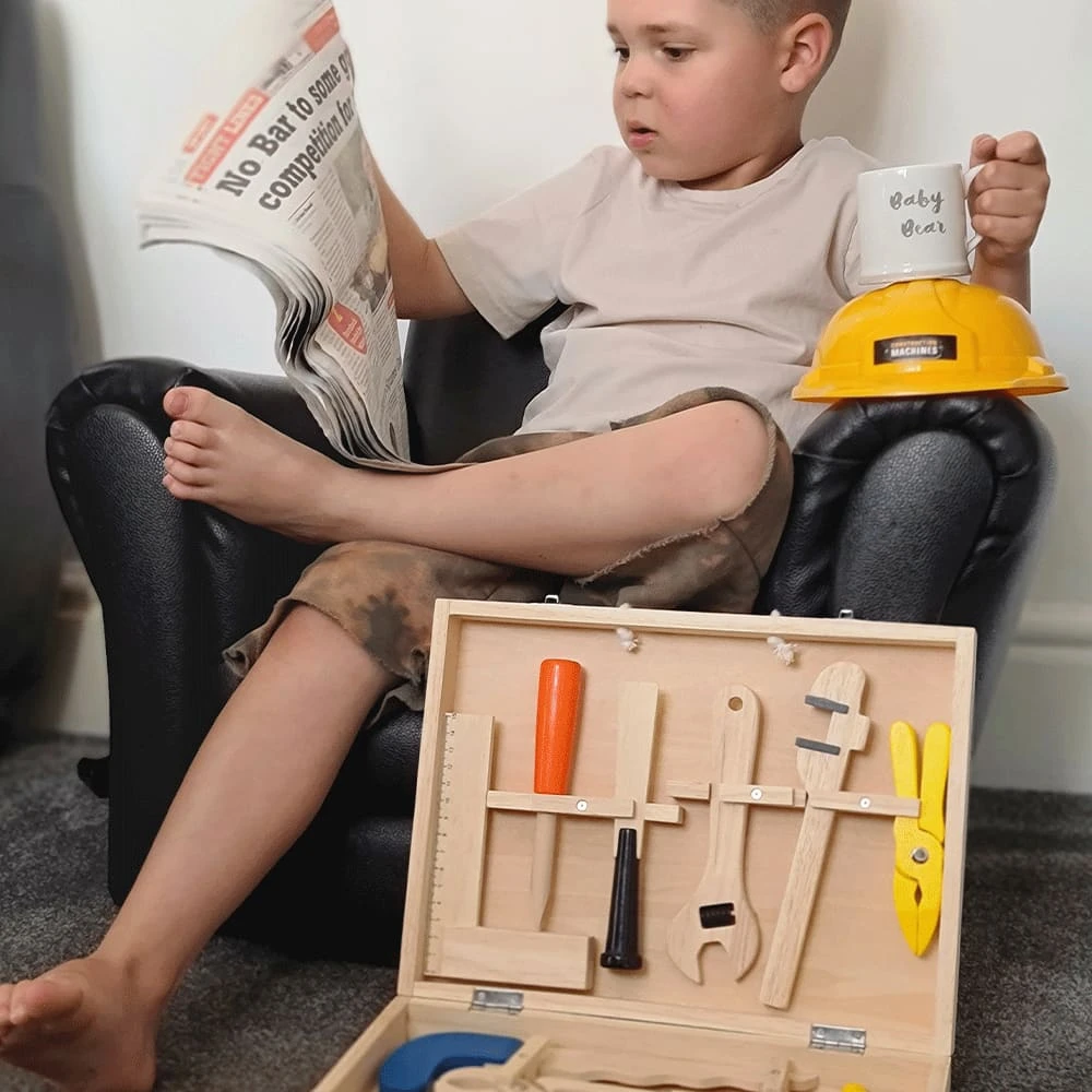 Bigjigs First Carpenters Tool Box 4 Bigjigs First Carpenters Tool Box - Image 2