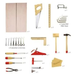 Bigjigs Junior Carpenter Tool Set 8 Bigjigs Junior Carpenter Tool Set -Children Toy Store bigjigs junior carpenter tool set wooden toy toys 351