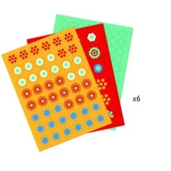 Djeco Milfiori Felt Mosaics -Children Toy Store djeco milfiori felt mosaics hands 255