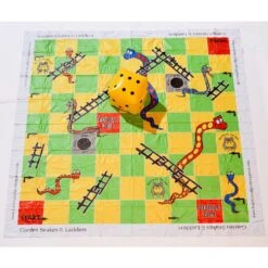 Giant Snakes & Ladders Set 3m X 3m -Children Toy Store giant snakes ladders set 3m x activity traditional garden games 348