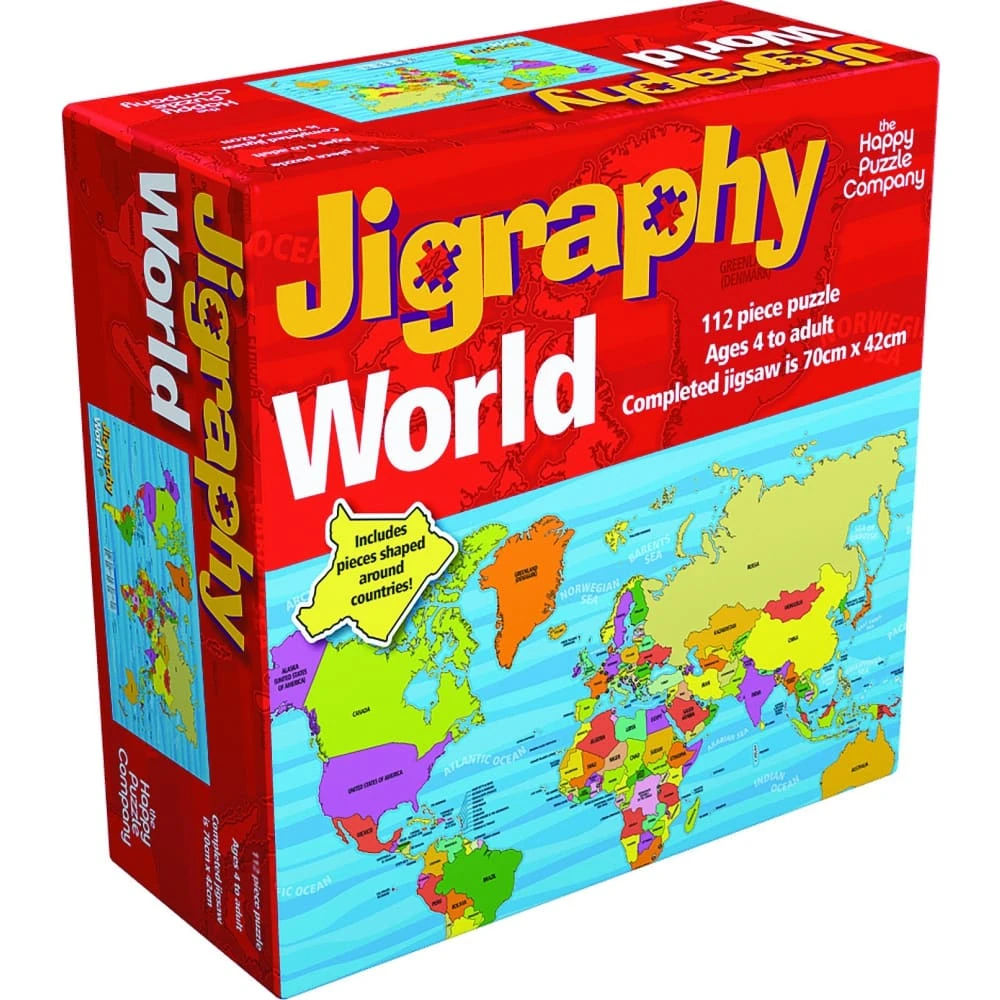 Happy Puzzle Jigraphy World Map 3 Happy Puzzle Jigraphy World Map