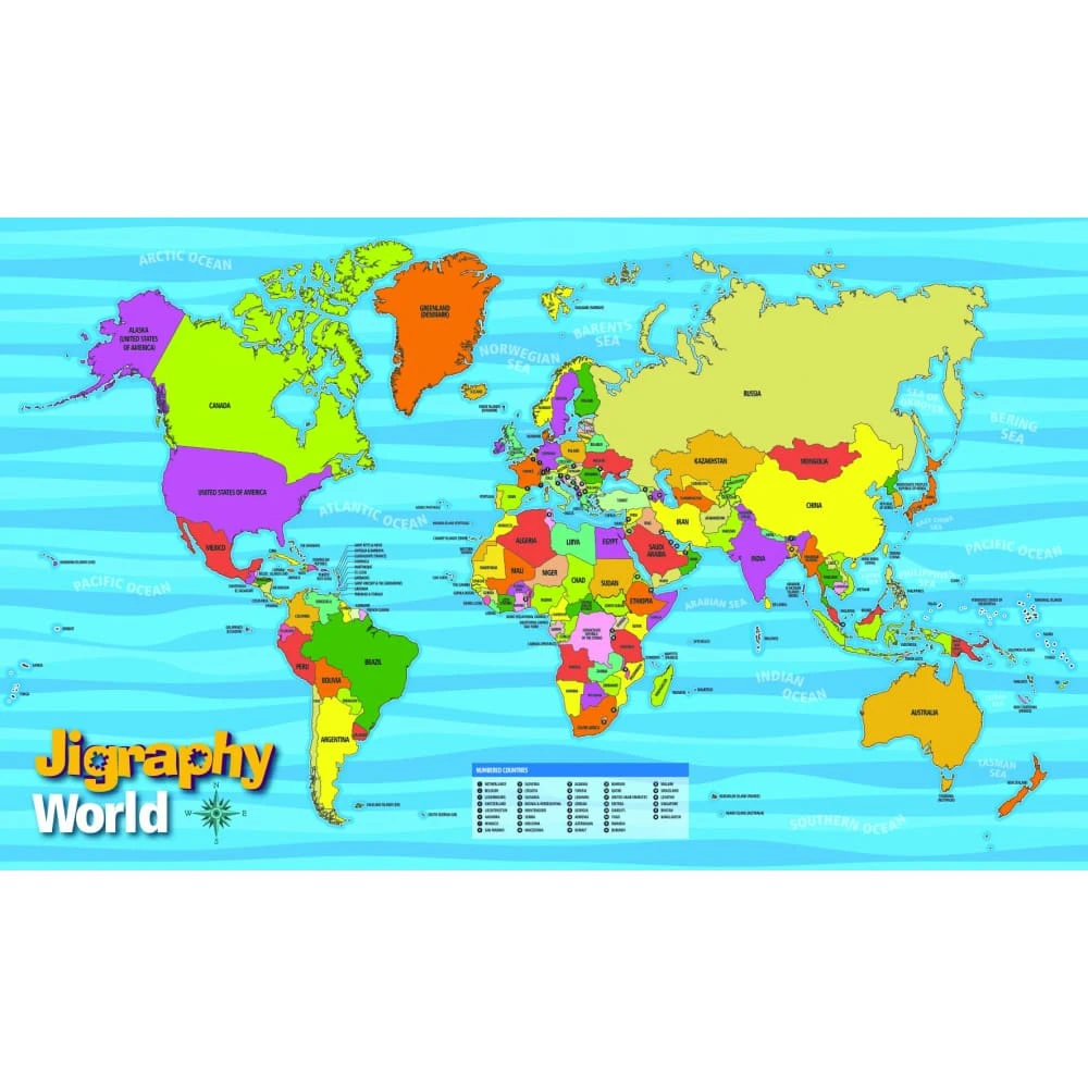 Happy Puzzle Jigraphy World Map 4 Happy Puzzle Jigraphy World Map - Image 2