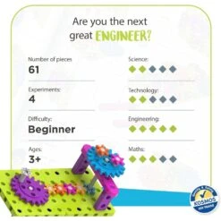 Intro To Gears -Children Toy Store intro to gears hands on thames and kosmos 580