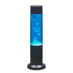 Lava Lamp Blue With White Wax -Children Toy Store lava lamp blue with white wax gadget addcore 501