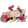 Melissa And Doug Big Truck Building Set -Children Toy Store melissa and doug big truck building set hands 531