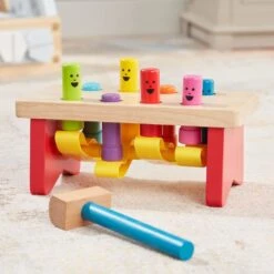 Melissa And Doug Deluxe Pounding Happy Bench