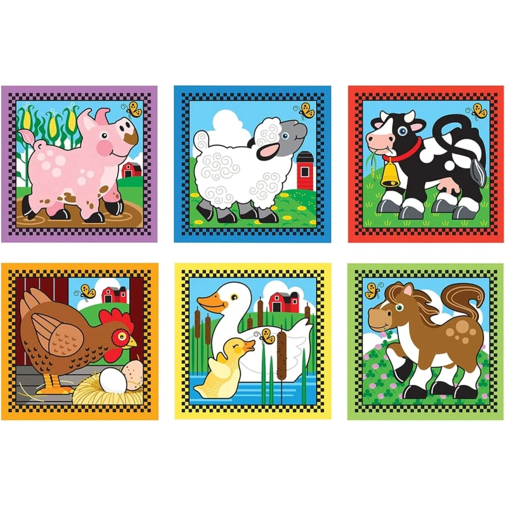 Melissa And Doug Farm Cube Puzzle 4 Melissa And Doug Farm Cube Puzzle - Image 2