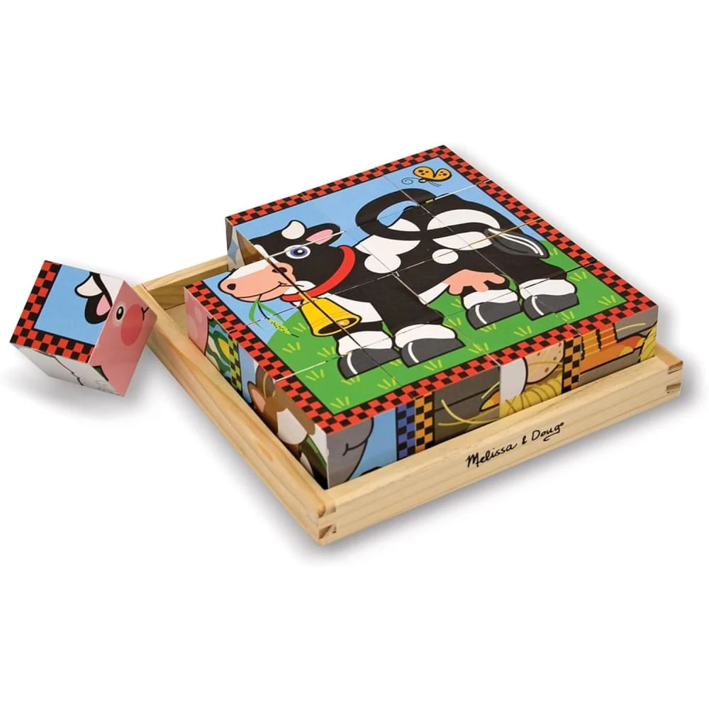 Melissa And Doug Farm Cube Puzzle 6 Melissa And Doug Farm Cube Puzzle - Image 4