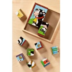 Melissa And Doug Farm Cube Puzzle 10 Melissa And Doug Farm Cube Puzzle -Children Toy Store melissa and doug farm cube puzzle 993