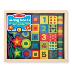 Melissa And Doug Lacing Beads In A Box