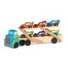 Melissa And Doug Race-Car Carrier -Children Toy Store melissa and doug race car carrier hands 308