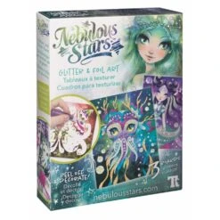 Nebulous Stars Glitter & Foil Art