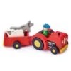Tender Leaf Toys Play Tractor And Trailer 1 Tender Leaf Toys Play Tractor And Trailer -Children Toy Store play tractor and trailer wooden toy tender leaf toys 713