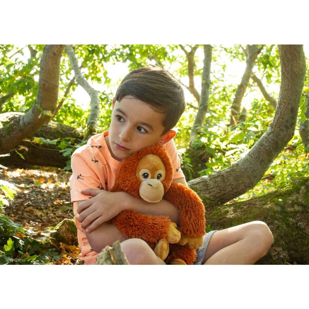 Recycled Plush Orangutan 25cm 4 Recycled Plush Orangutan 25cm - Image 2