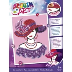 Sequin Art Purple Range - Red Hatter