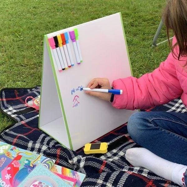 Tabletop Magic Magnetic Whiteboard Easel, A3 With 8 Pens & Eraser 4 Tabletop Magic Magnetic Whiteboard Easel, A3 With 8 Pens & Eraser - Image 2