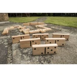 Wooden Dominoes -Children Toy Store wooden dominoes activity traditional garden games 590