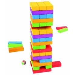 Wooden Stacking Tower Game
